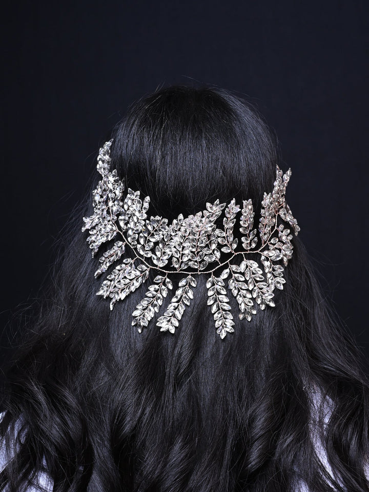 Ada Heavy White Marquise Stone Hair Accessories