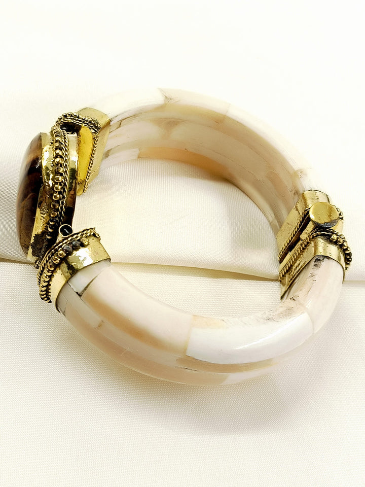 Harshiy White Camelbone Openable Men&