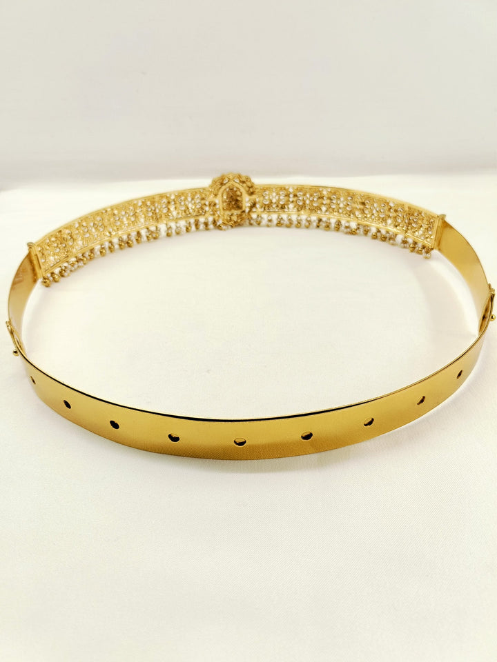 Daliha Plain Antique Waist Belt/kamar Bandh