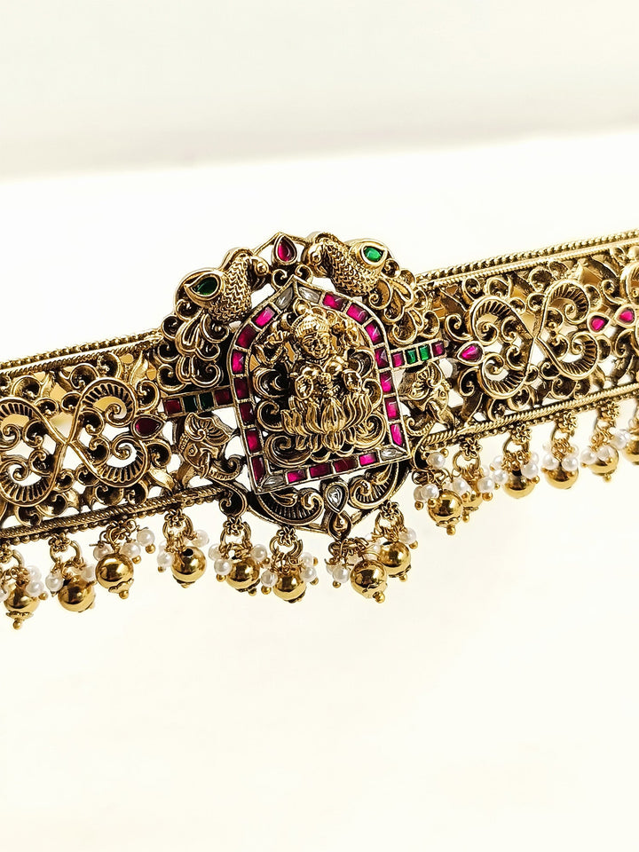 Daliha Plain Antique Waist Belt/kamar Bandh