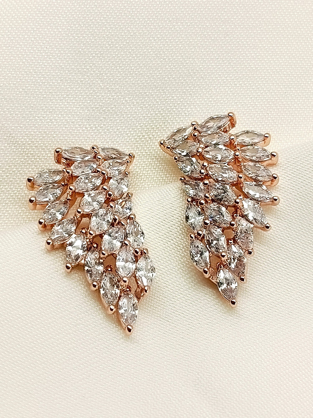 Devika White American Daimond Earcuff