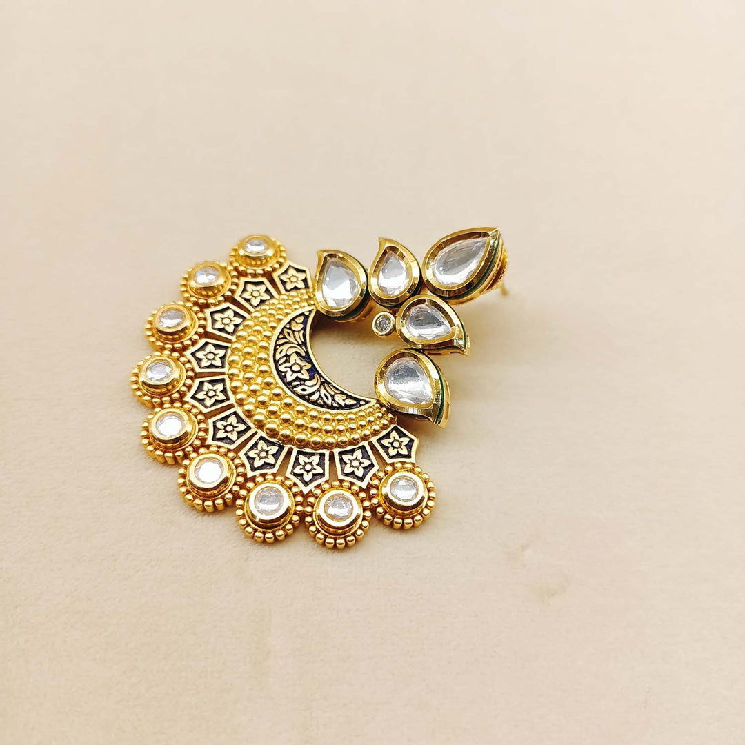 Anuja Gold Plated Kundan Earrings