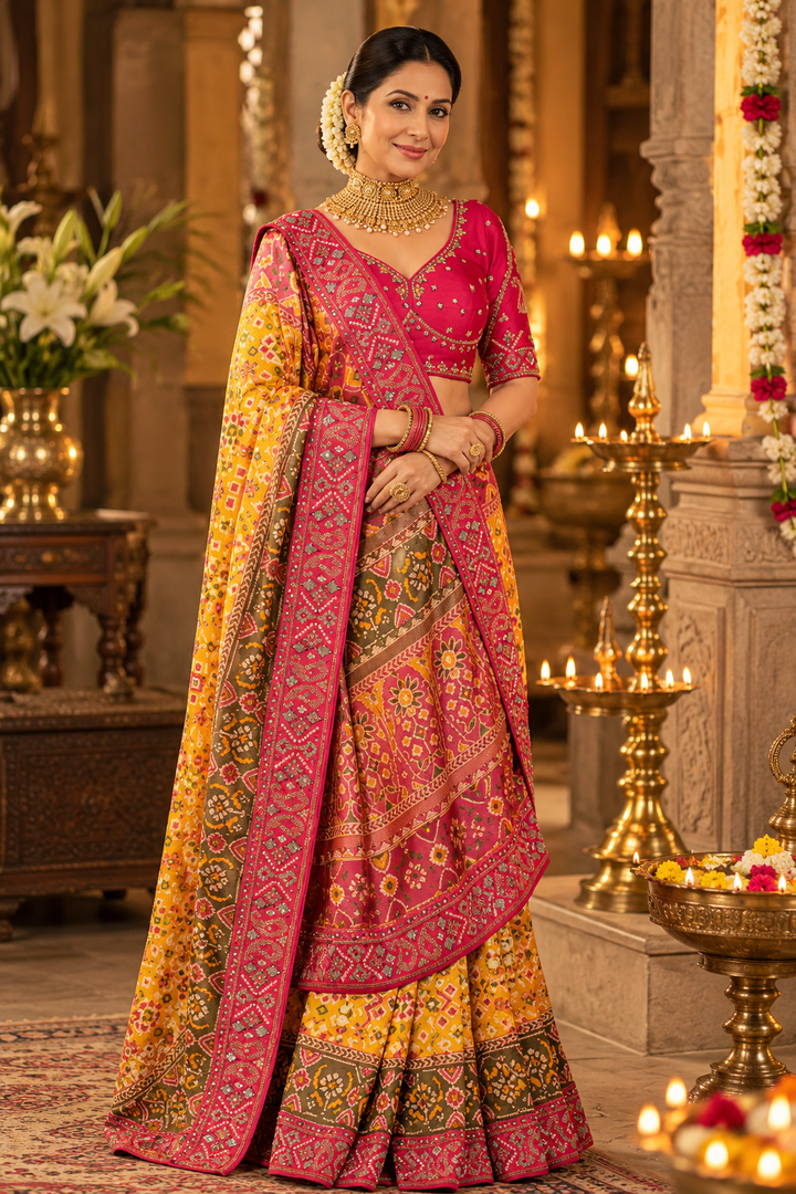 Navy Blue Paithani Banarasi Silk Saree with Intricate Jacquard Weave and Stone Accents