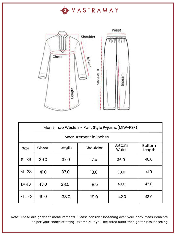 Men's Black Imported Suiting Lycra Sherwani Set