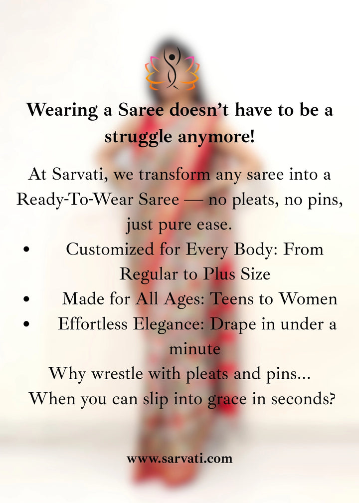 Ready To Wear Saree (Pre-Draped Saree)