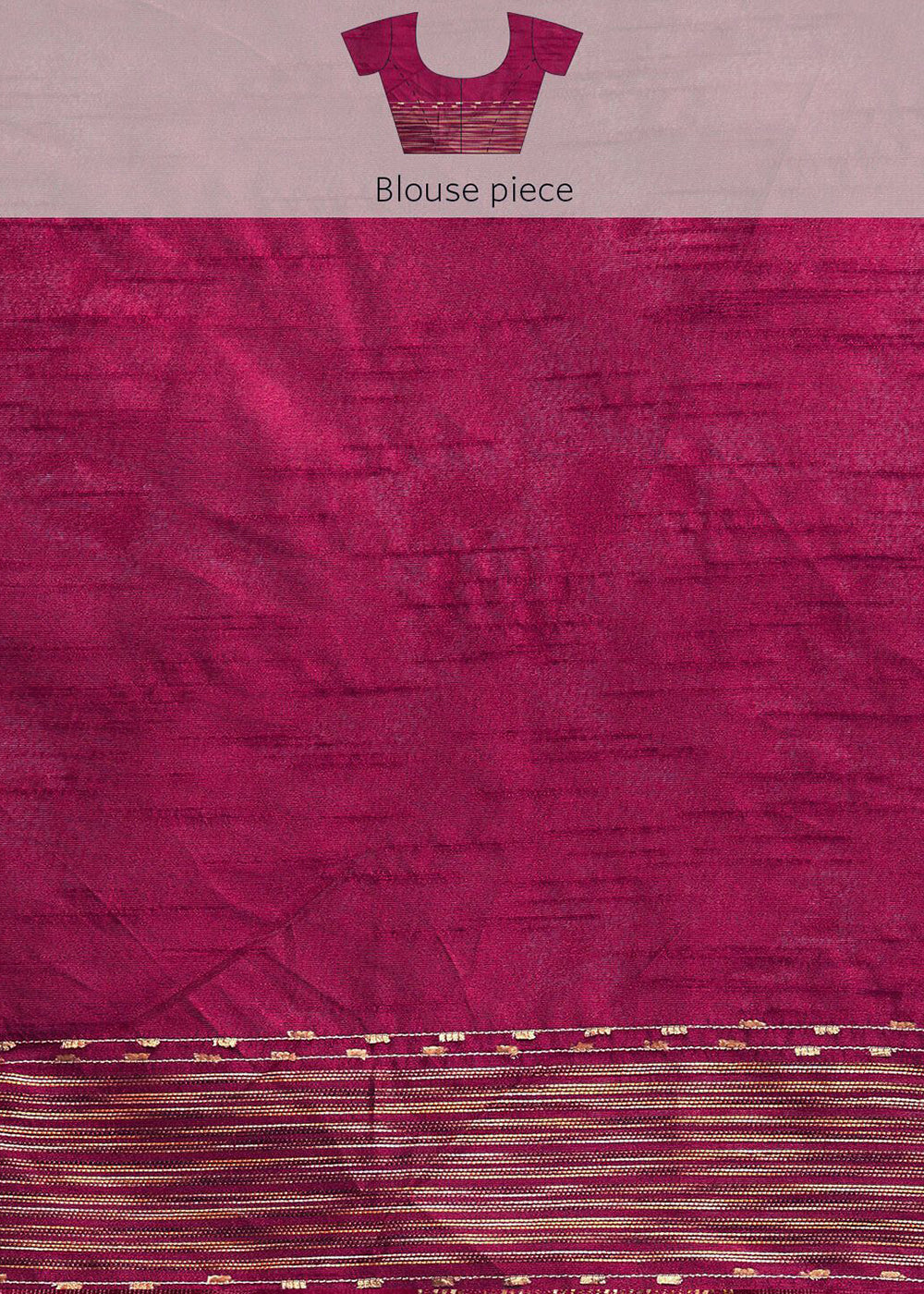 Jam Purple Raw Silk Saree with Intricate Woven Butti and Artistic Pallu