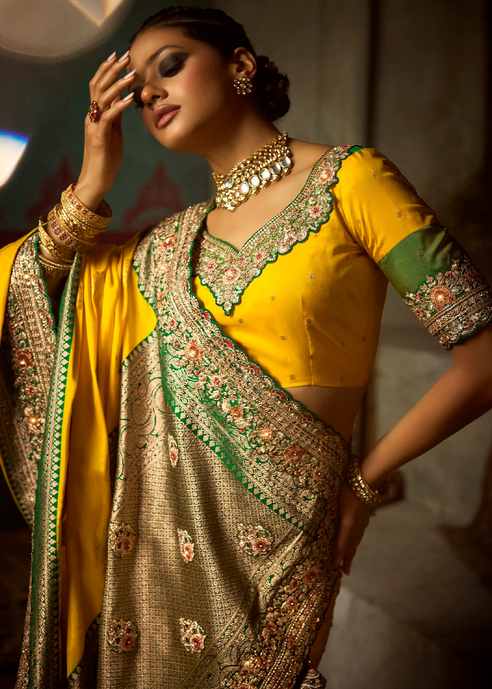 Bridal & Bridesmaid Saree Catalogue – 5 Pcs Premium Silk Set
