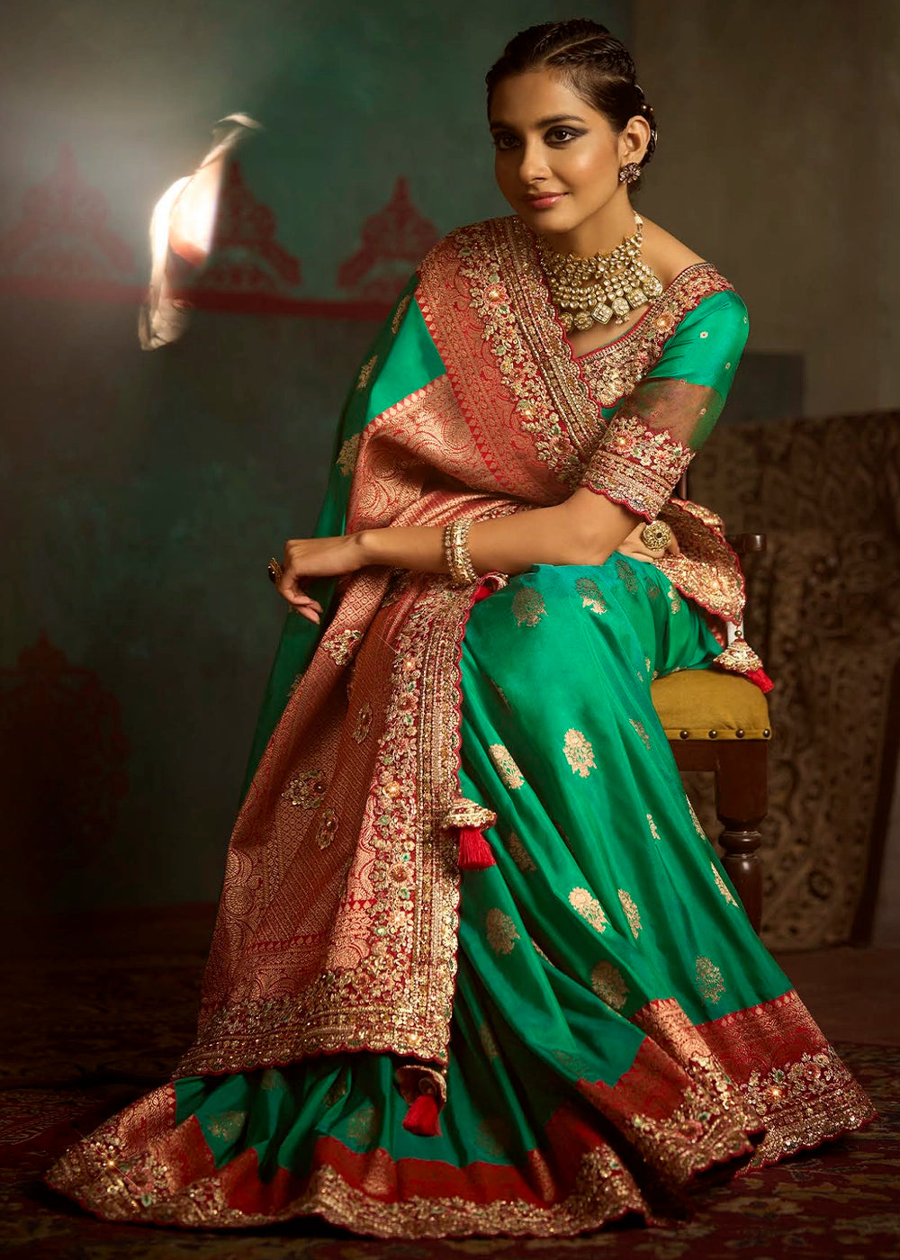 Bridal & Bridesmaid Saree Catalogue – 5 Pcs Premium Silk Set