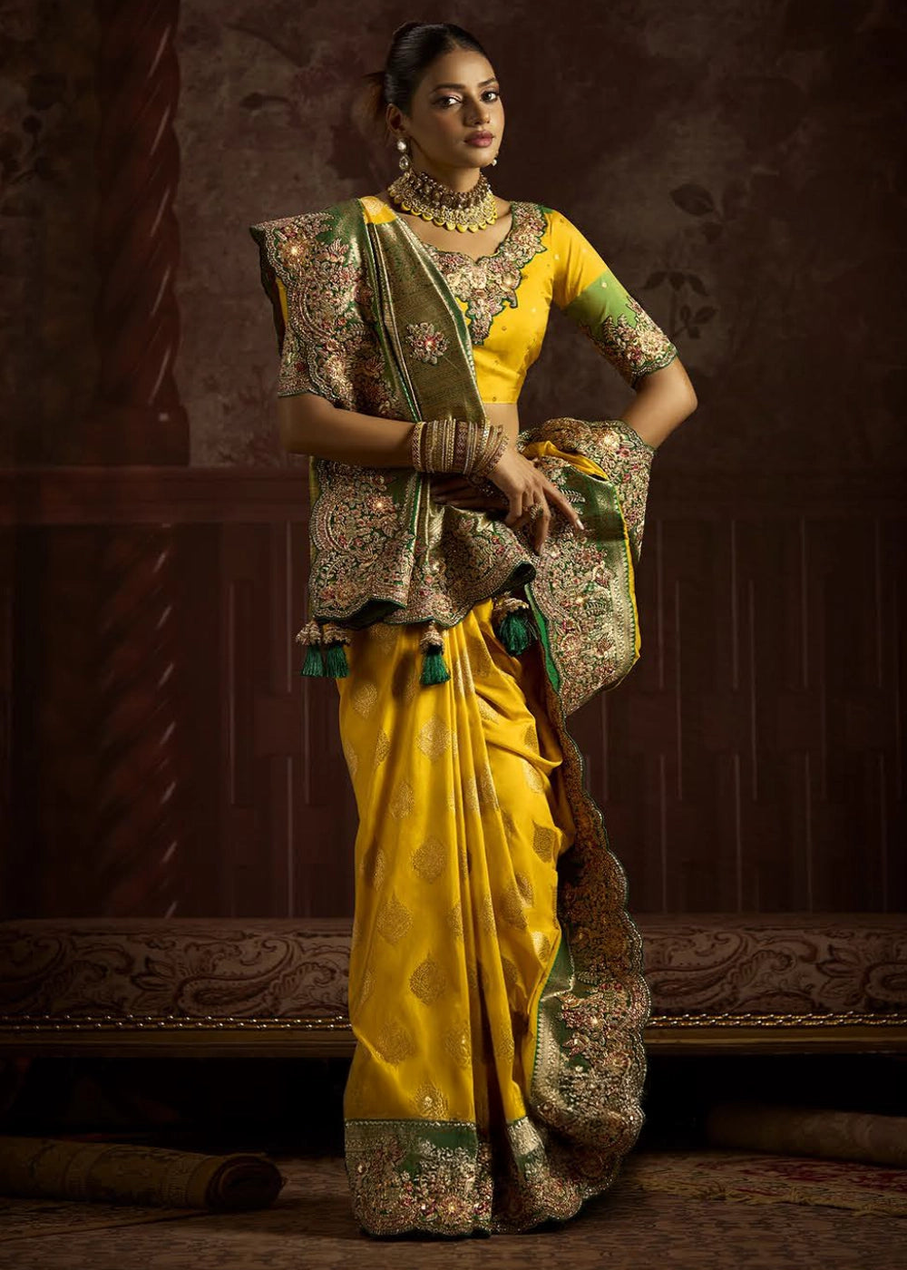Prime Luxe Saree Set – Pure Bangalore Taana Silk (Set of 5)