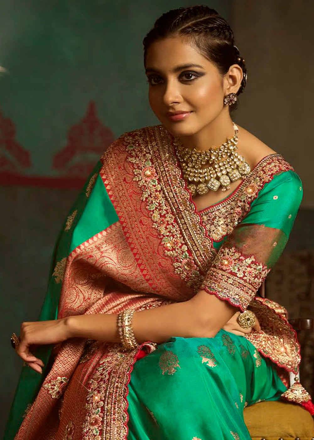 Bridal & Bridesmaid Saree Catalogue – 5 Pcs Premium Silk Set