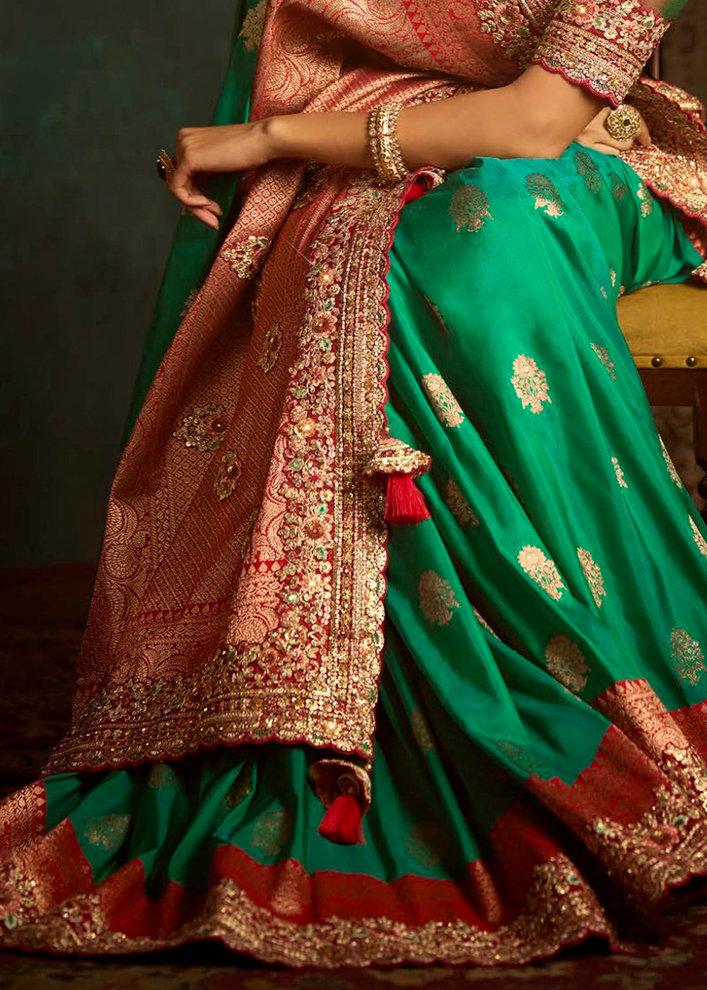 Bridal & Bridesmaid Saree Catalogue – 5 Pcs Premium Silk Set