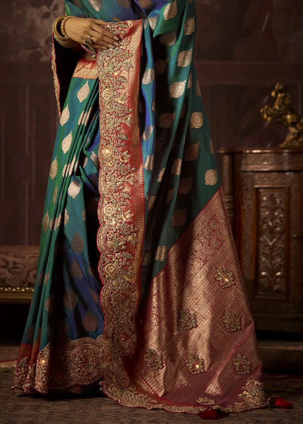 Prime Luxe Saree Set – Pure Bangalore Taana Silk (Set of 5)