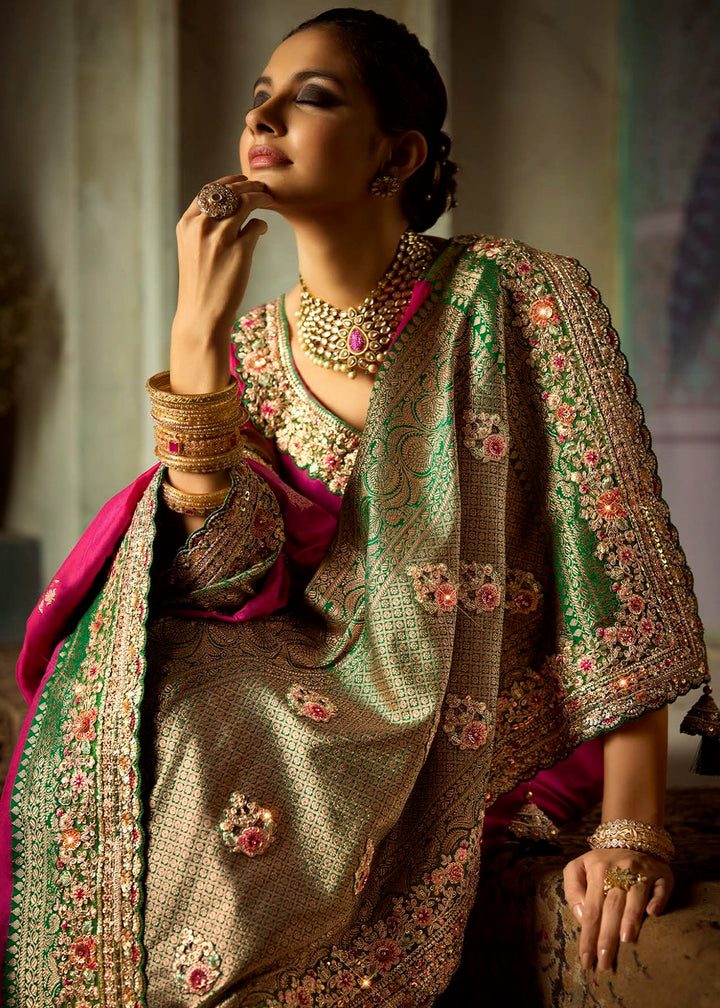 Bridal & Bridesmaid Saree Catalogue – 5 Pcs Premium Silk Set