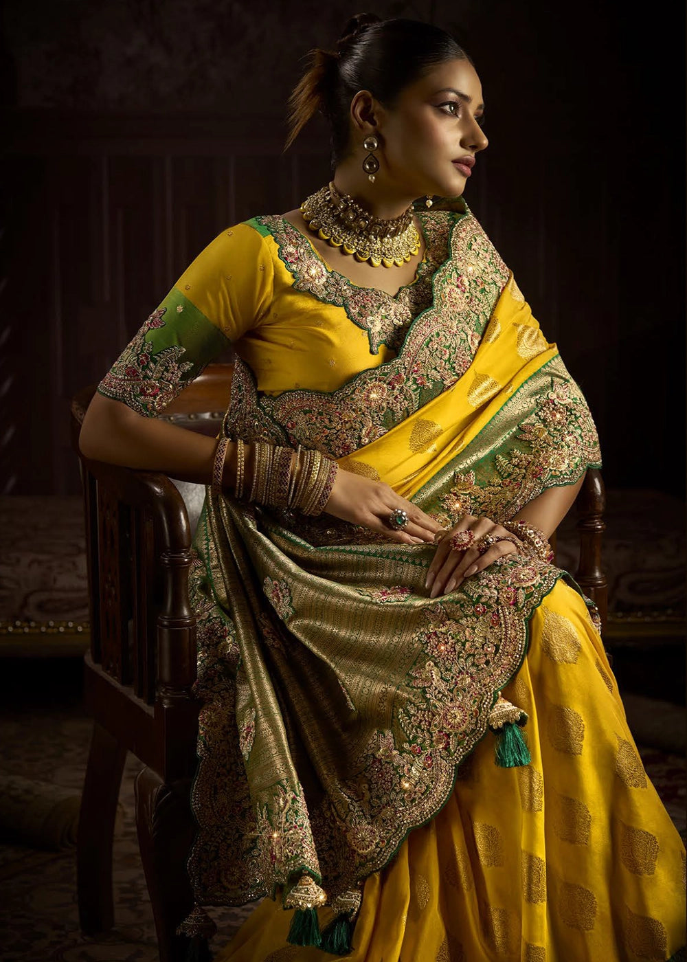 Prime Luxe Saree Set – Pure Bangalore Taana Silk (Set of 5)