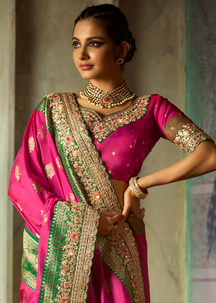 Bridal & Bridesmaid Saree Catalogue – 5 Pcs Premium Silk Set