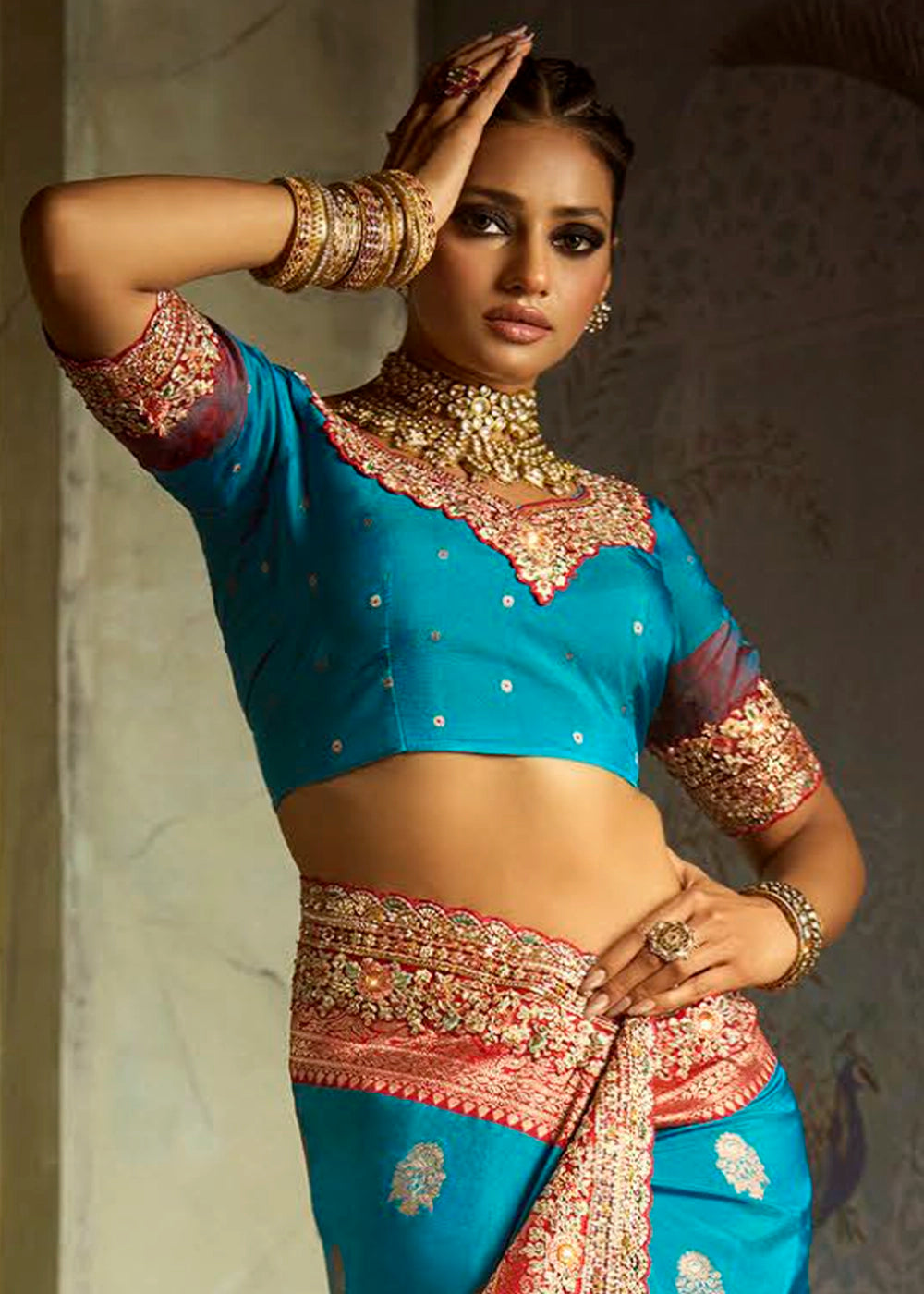Bridal & Bridesmaid Saree Catalogue – 5 Pcs Premium Silk Set