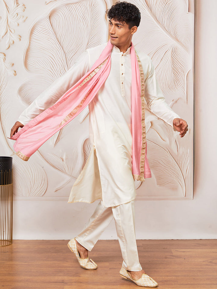 Men's Pink - Dupatta