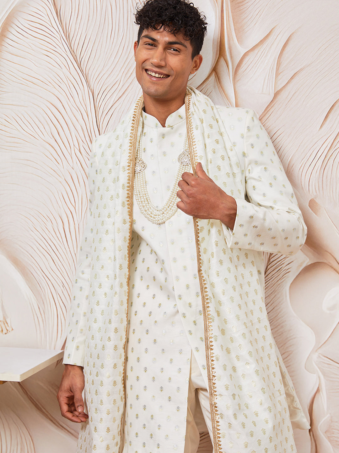 Men's Cream - Dupatta