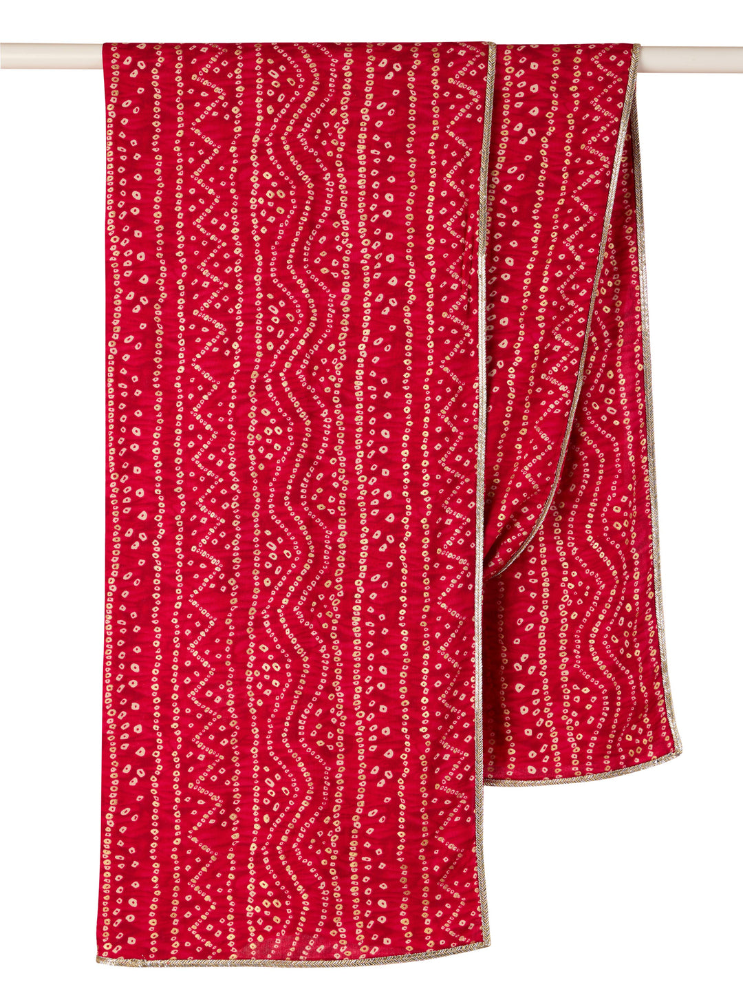 Men's Falsa Rayon Bandhani Print Dupatta