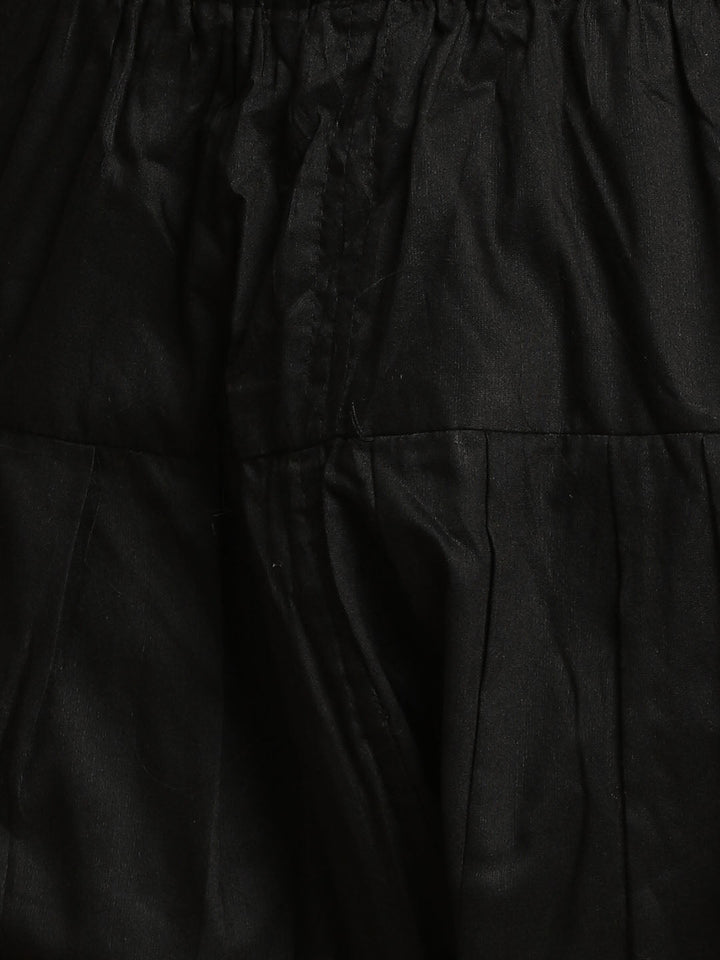 Men's Black Sherwani Set