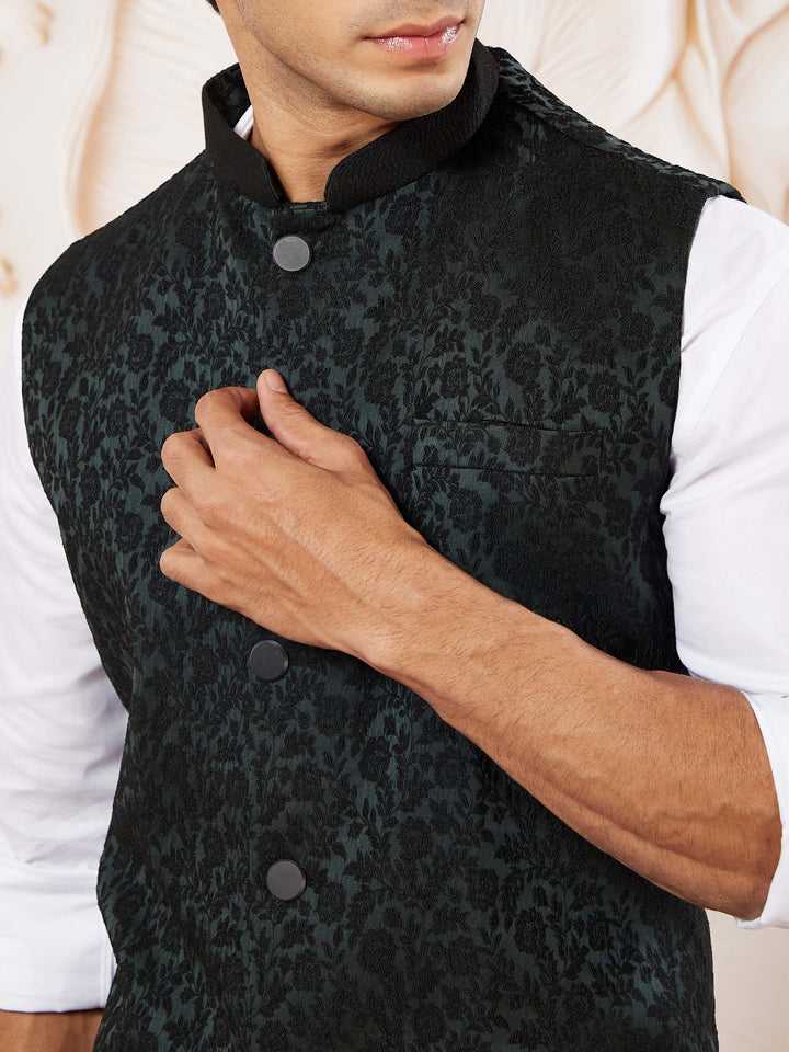 Men's Green - Nehru Jacket