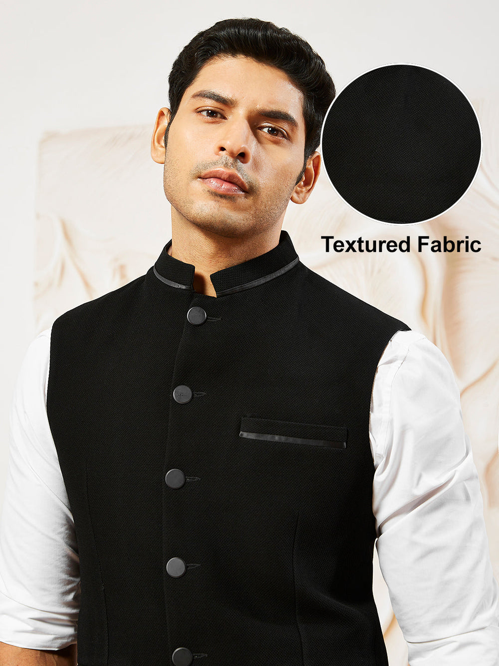 Men's Black - Nehru Jacket