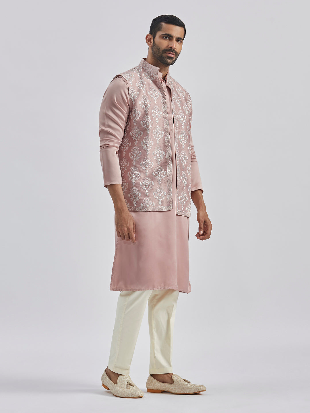 Men's Beige - Nehru Jacket
