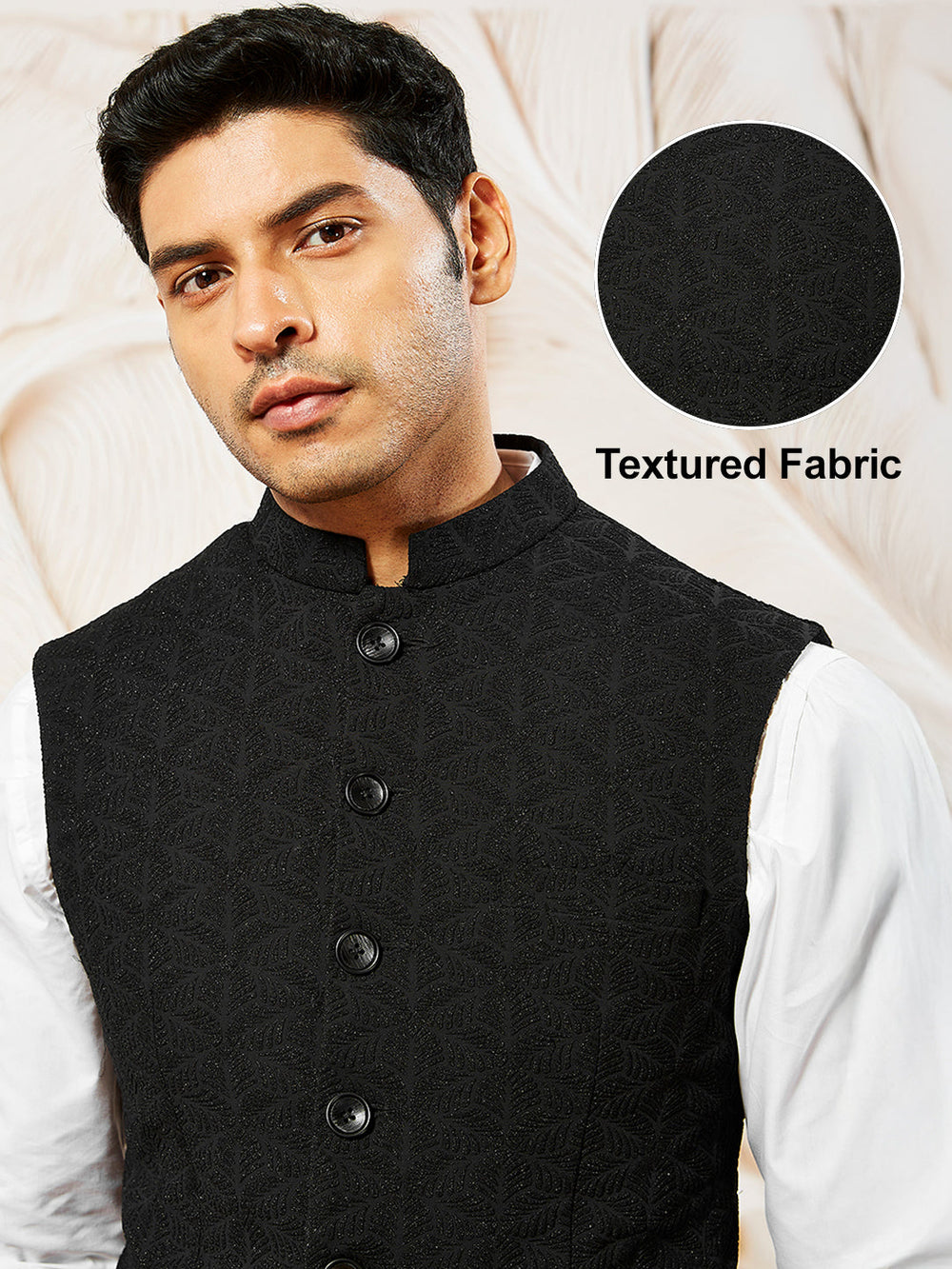 Men's Black - Nehru Jacket