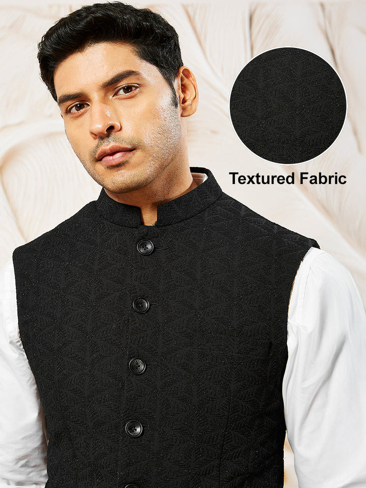 Men's Black - Nehru Jacket