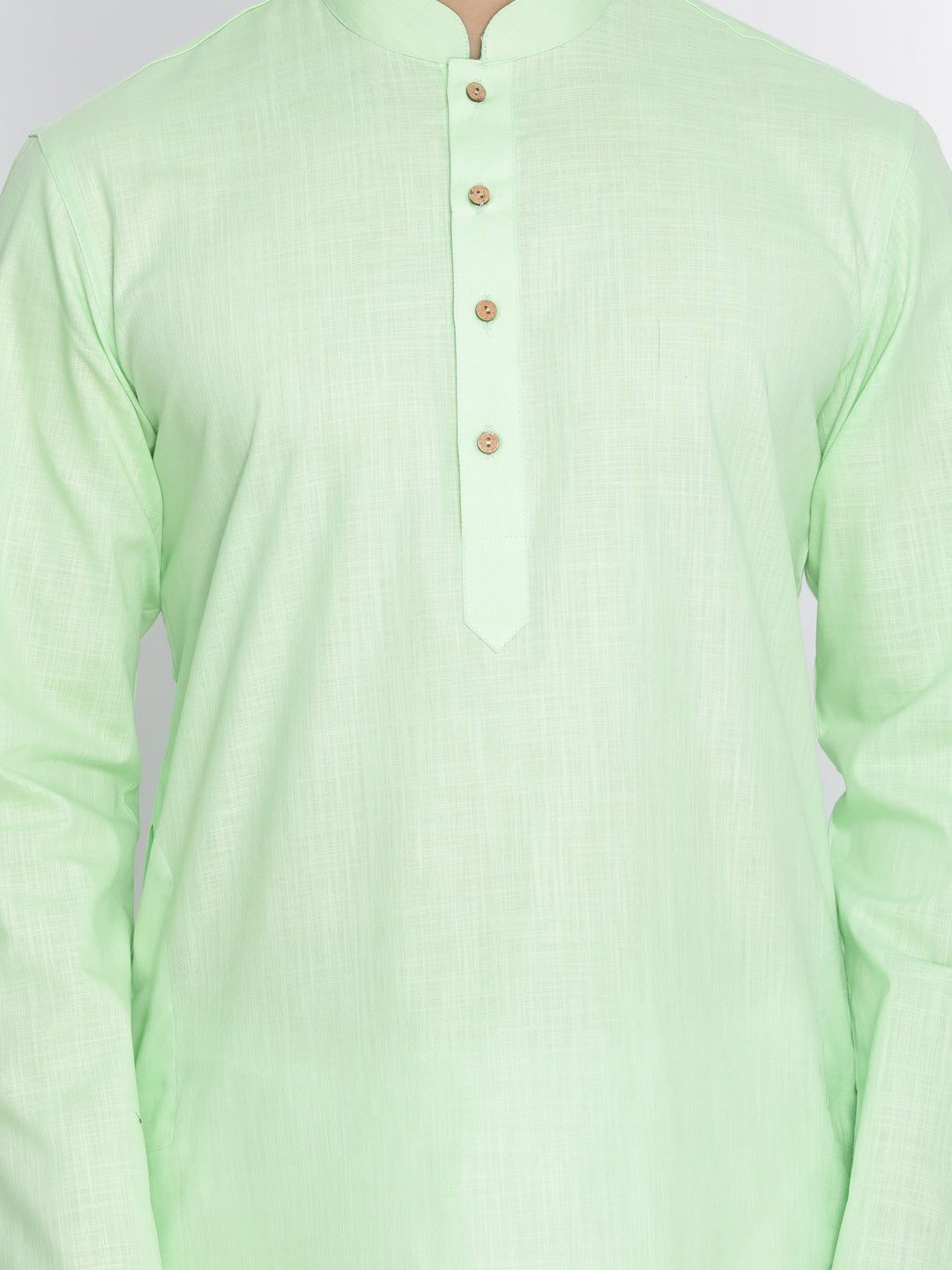 Men's Mint Green Cotton Kurta