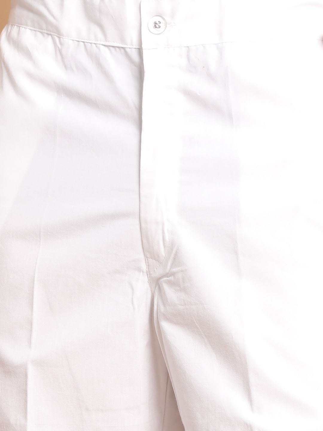 Sarvati Men White Kurta with Pyjamas Set