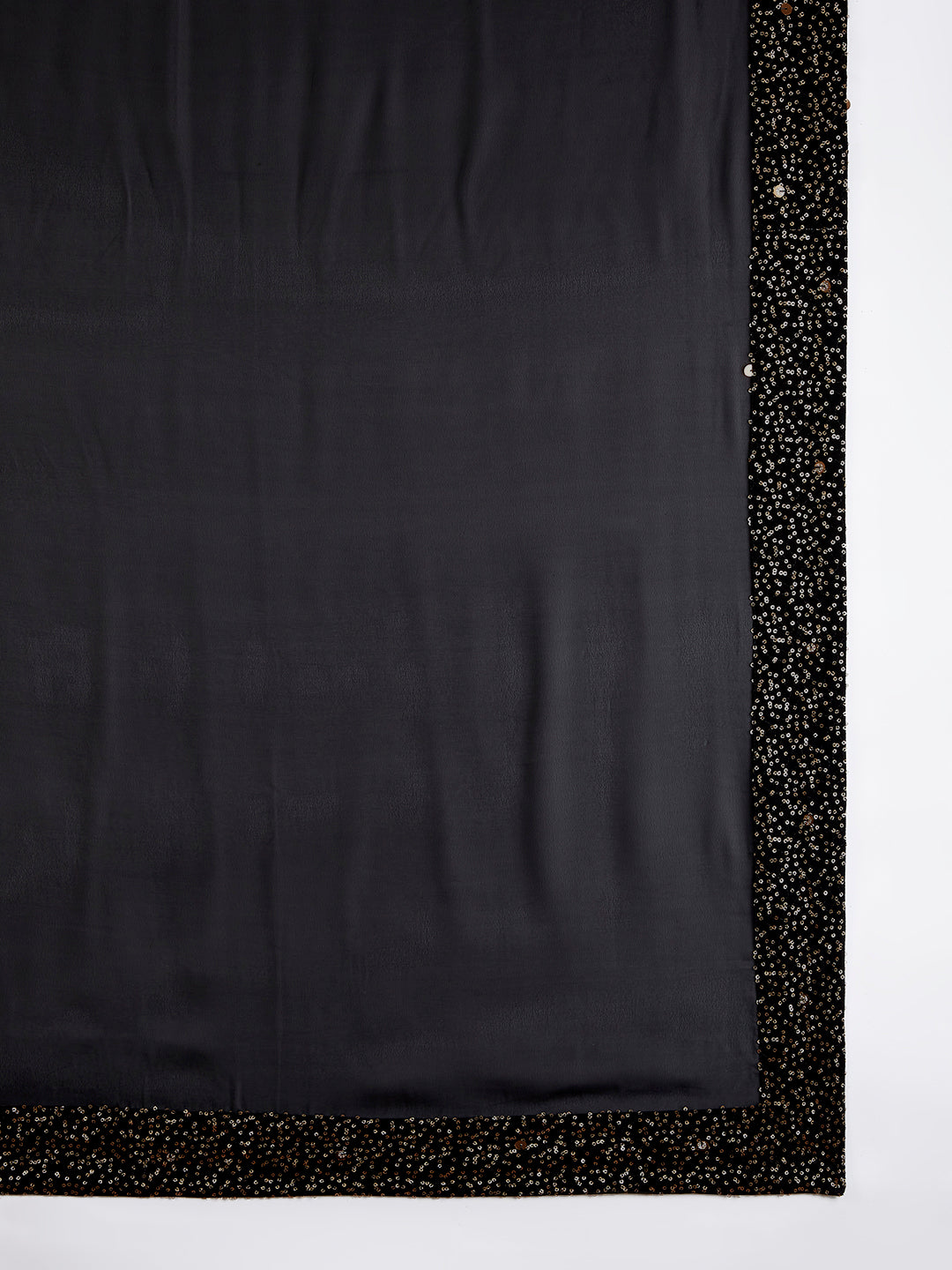 Men's Black Georgette Kurta Patiala And Dupatta Set