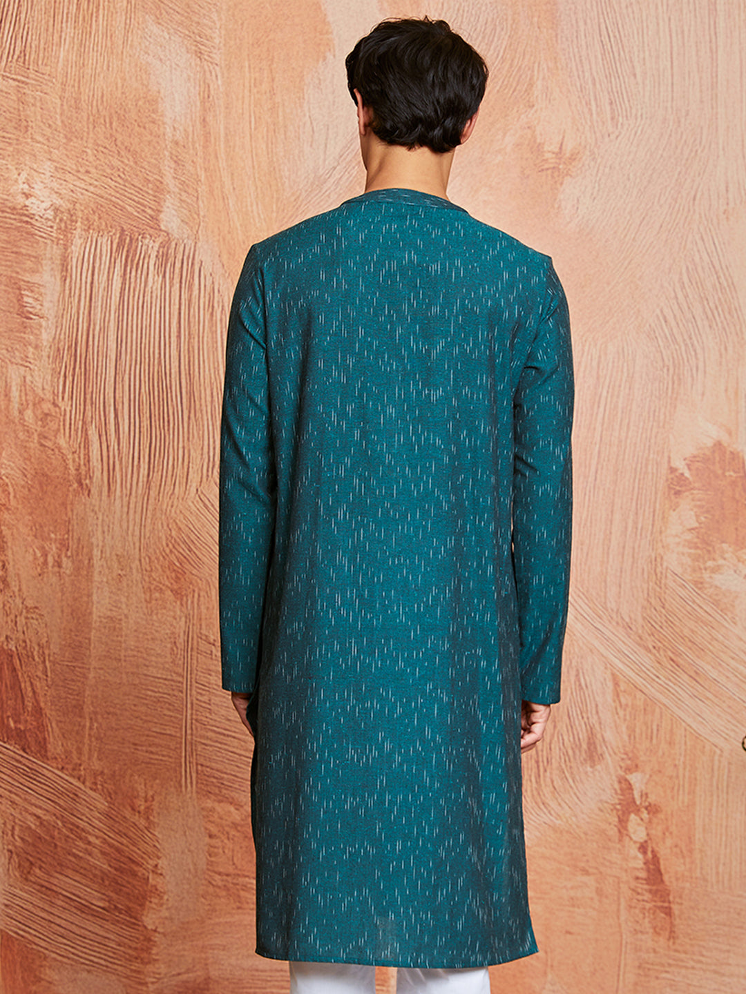 Men's Green Cotton Kurta
