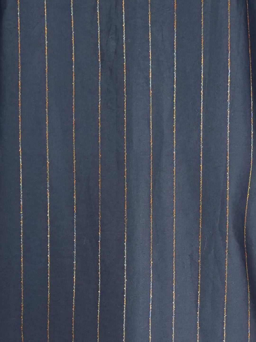 Men's Navy Blue Cotton Kurta