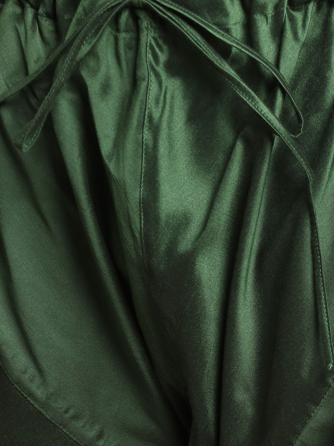 Men's Green Cotton Silk Blend Kurta and Pyjama Set