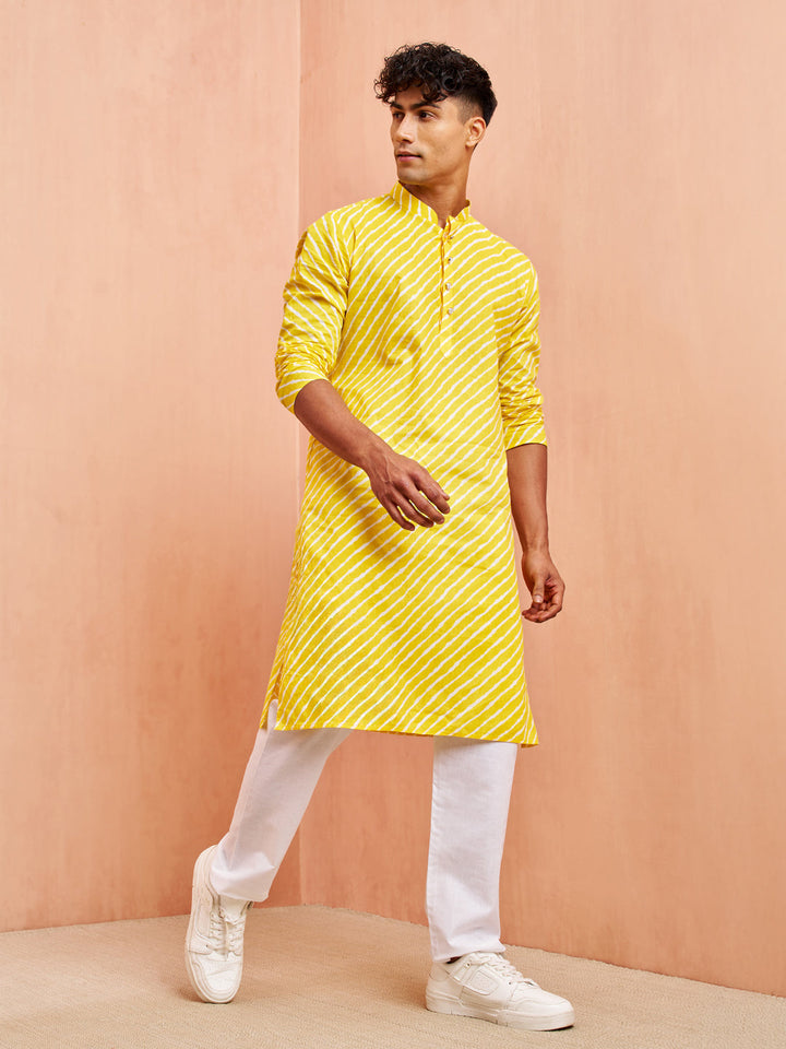 Men's White Cotton Pyjama