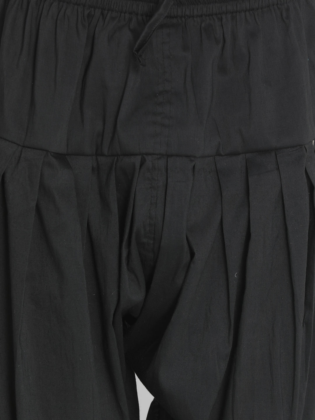 Men's Black Silk Blend Sherwani Pant And Dupatta Set