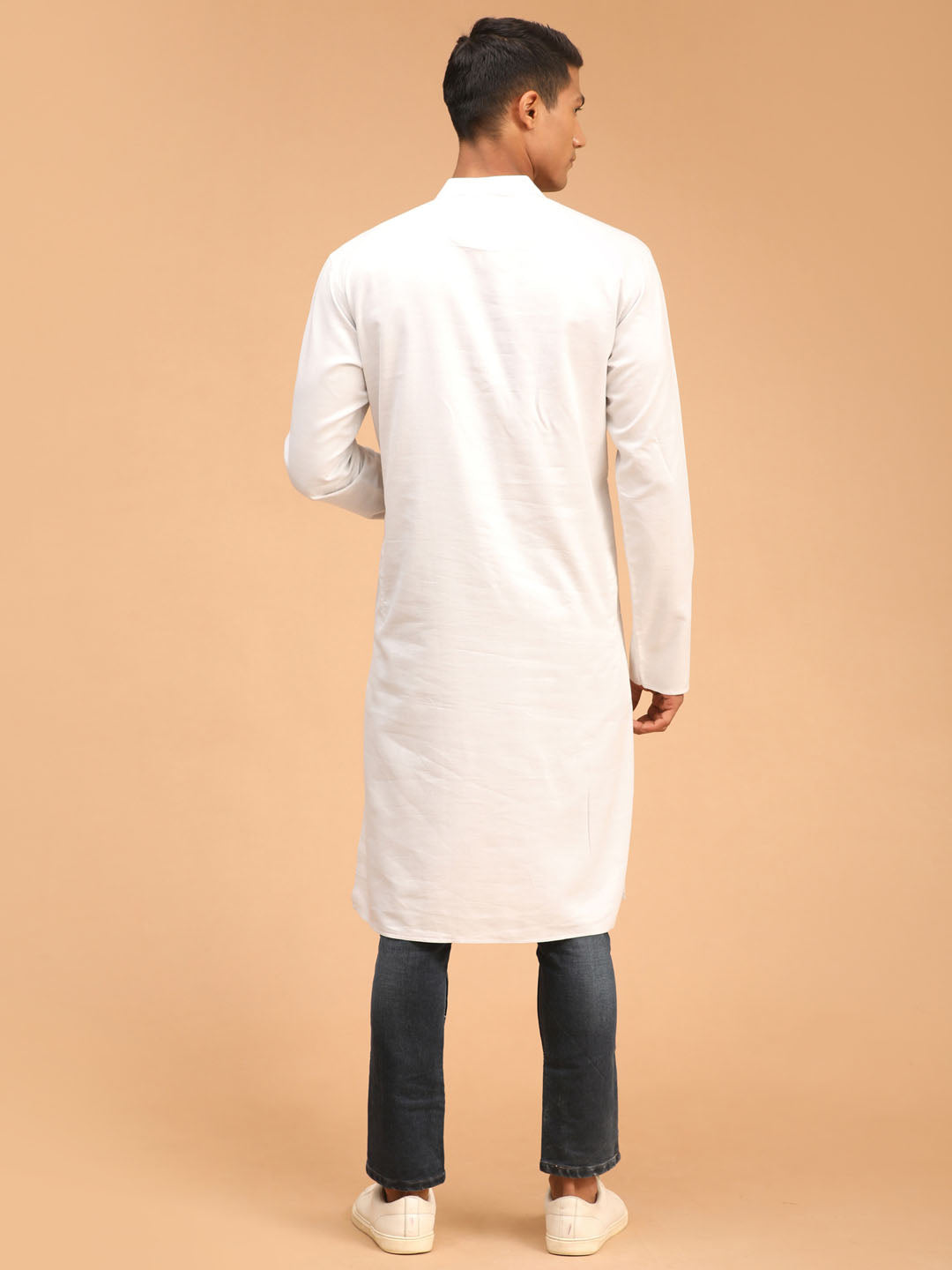 Men's Grey Organic Cotton Kurta