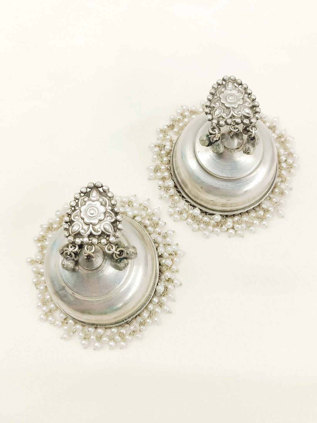 Ela Plain Oxidized Jhumki
