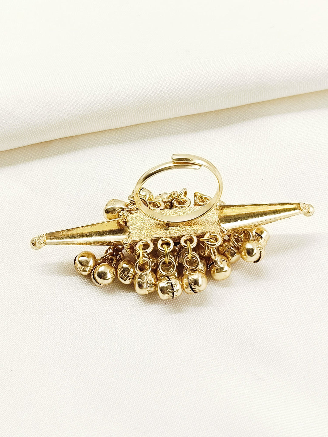 Hiya Ruby Oxidized Finger Ring