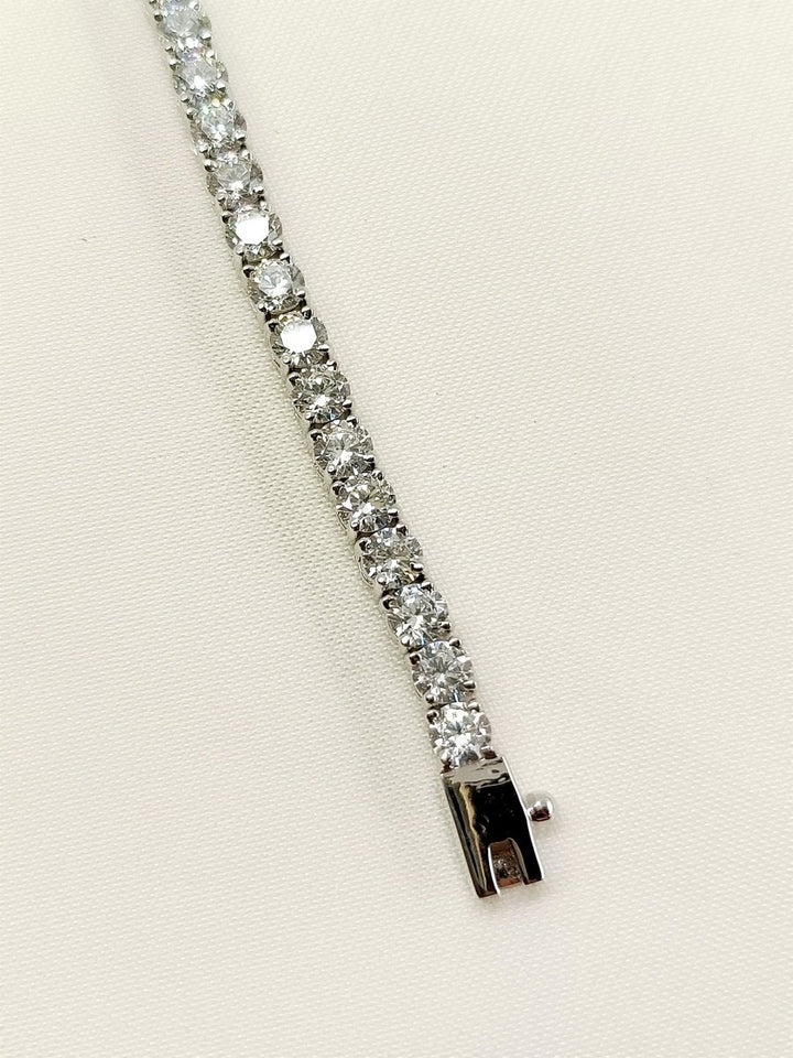 Aadhini 92.5 Silver Swarovski Stone Bracelet - House of Sarvati LLC