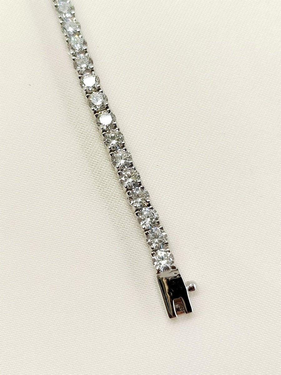 Aadhini 92.5 Silver Swarovski Stone Bracelet - House of Sarvati LLC