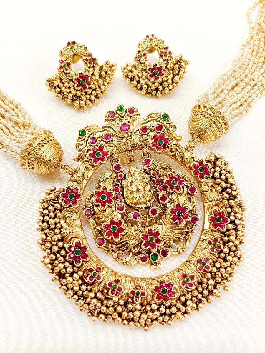 Akira R & G Antique Pendant Set - House of Sarvati LLC