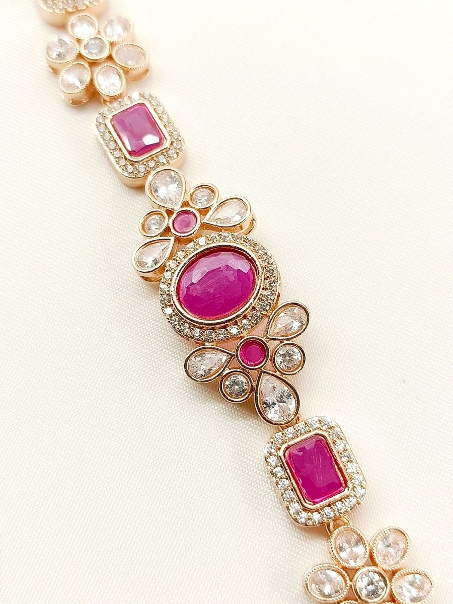 Amoli Ruby Antique Bracelet - House of Sarvati LLC