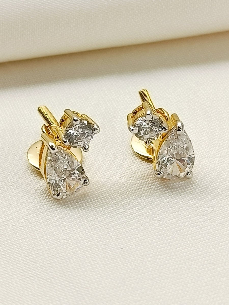 Araya 92.5 Silver Swarovski Stone Tops - House of Sarvati LLC