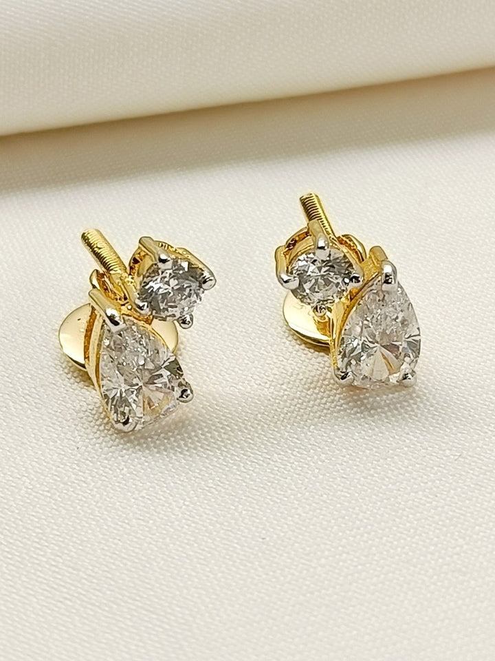 Araya 92.5 Silver Swarovski Stone Tops - House of Sarvati LLC