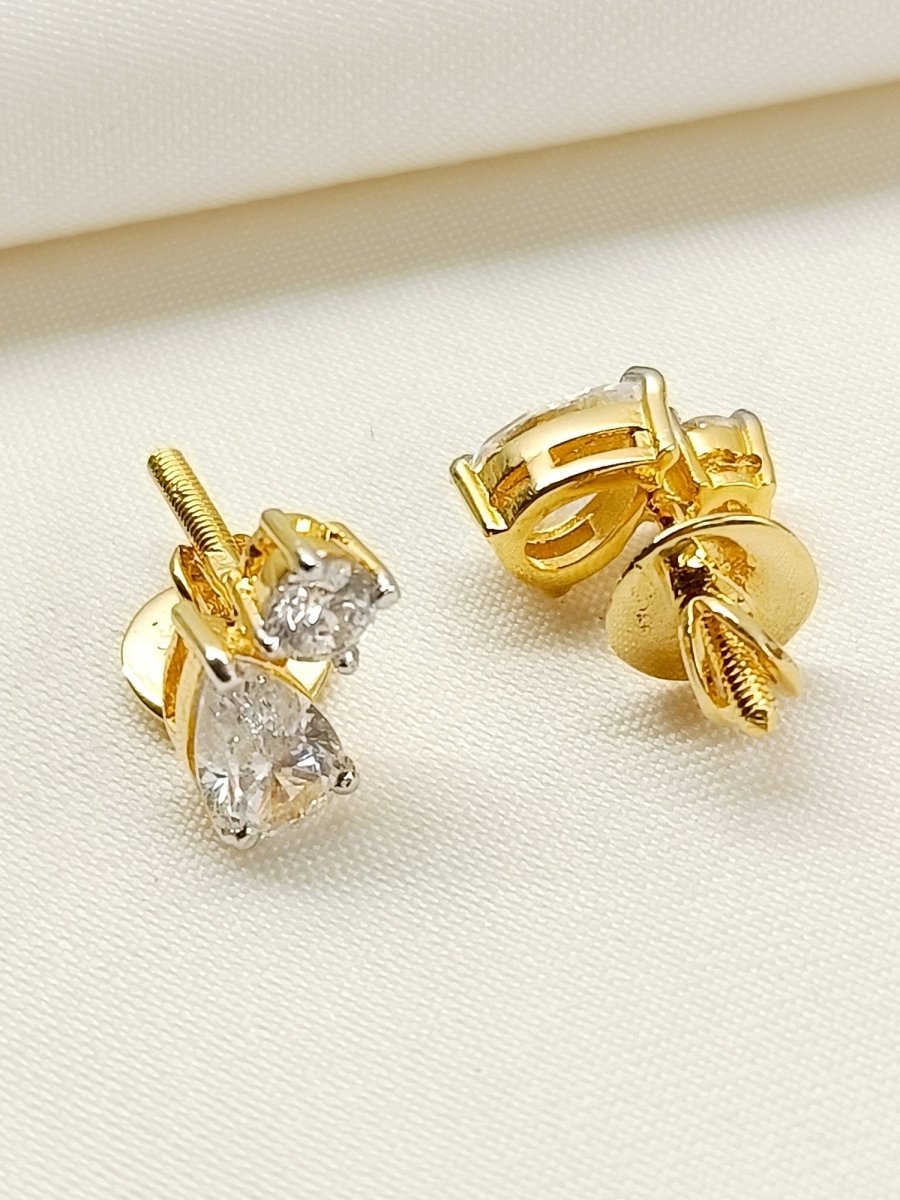 Araya 92.5 Silver Swarovski Stone Tops - House of Sarvati LLC