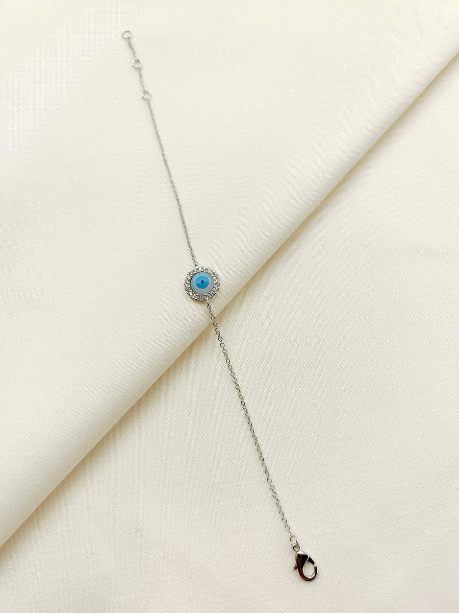 Ashwini Firozi American Diamond Bracelet - House of Sarvati LLC