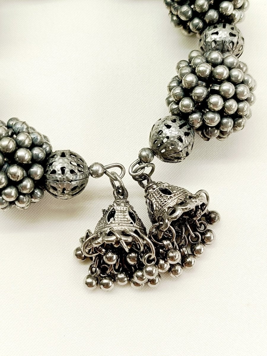Azill Plain Oxidized Bracelet - House of Sarvati LLC