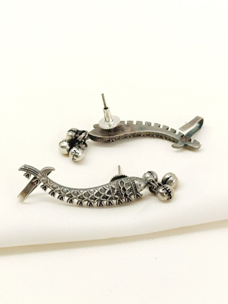 Bhakti Plain Oxidized Earcuffs - House of Sarvati LLC